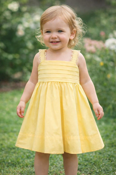 girls tucked bodice dress