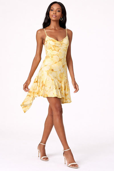 solfloral short cascade dress