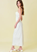 Load image into Gallery viewer, pearl strap cowl slip dress
