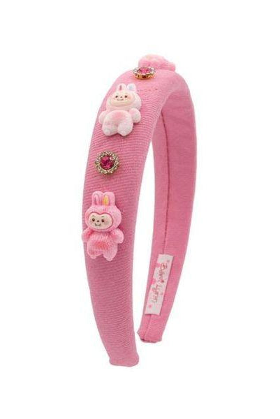 girls labubu knot headband