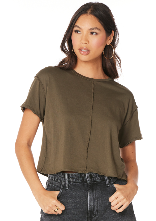 short sleeve boxy tee