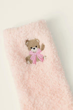 Load image into Gallery viewer, cozy socks teddy bear
