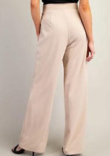Load image into Gallery viewer, pleat front wide leg pant
