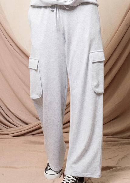 french terry cargo pant