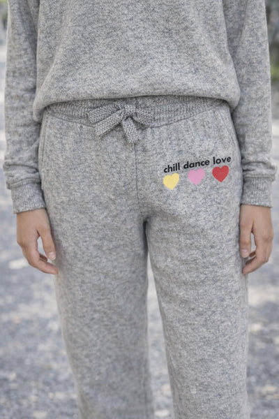 girls hacci pant chill dance love