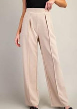 Load image into Gallery viewer, pleat front wide leg pant
