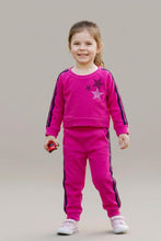 Load image into Gallery viewer, Kids Cozy Stripe Raglan Top
