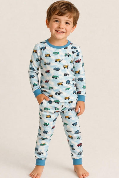 kids 2pc pj construction