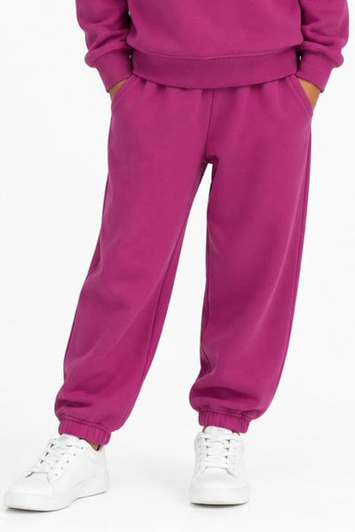 girls fleece sweatpant solid 