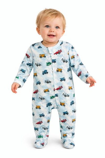 baby footie construction