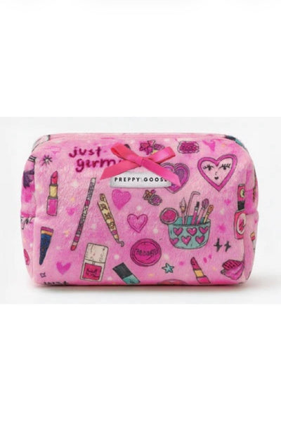 plush cosmetic pouch slumber party