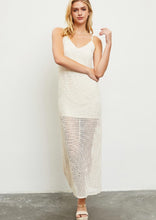 Load image into Gallery viewer, linear knit strap midi dress
