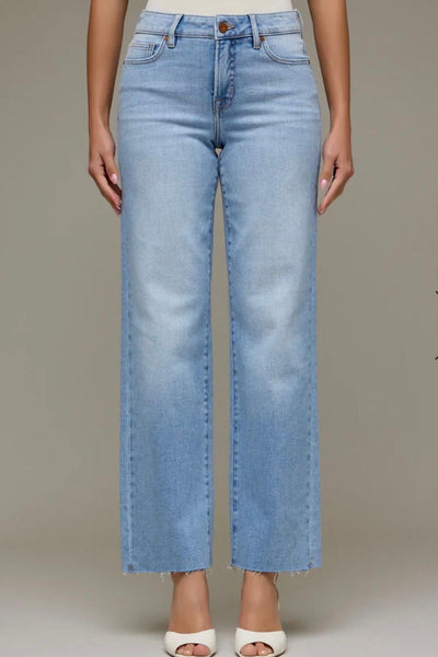midrise stretch straight jean