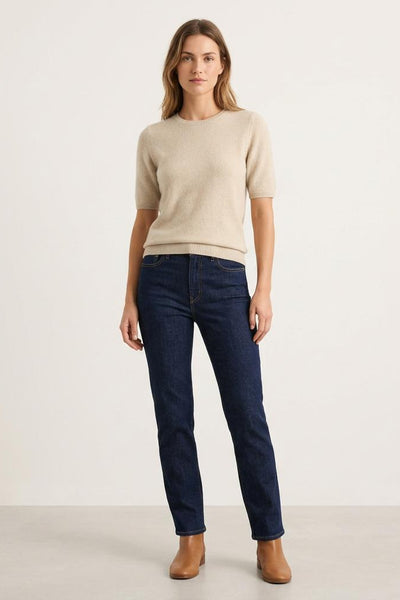 Short Sleeve Crew Sweater