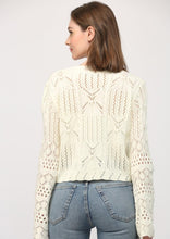 Load image into Gallery viewer, scallop edge bow cardigan

