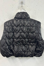 Load image into Gallery viewer, girls heart stitch puffer vest
