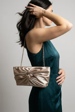 Load image into Gallery viewer, Satin Twist Clutch
