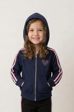 Load image into Gallery viewer, Kids Zip Stripe Hoodie
