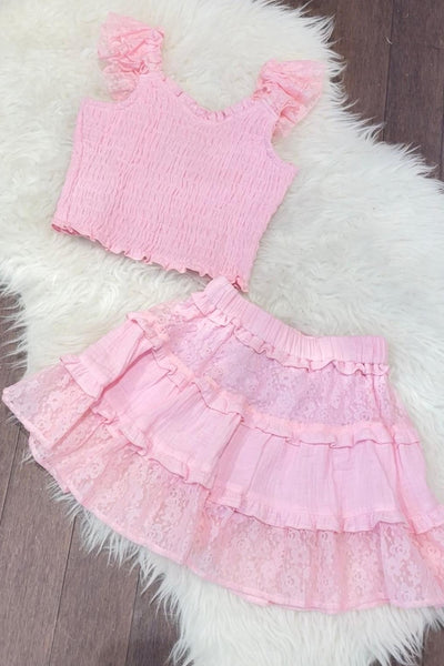 tween smock flutter top