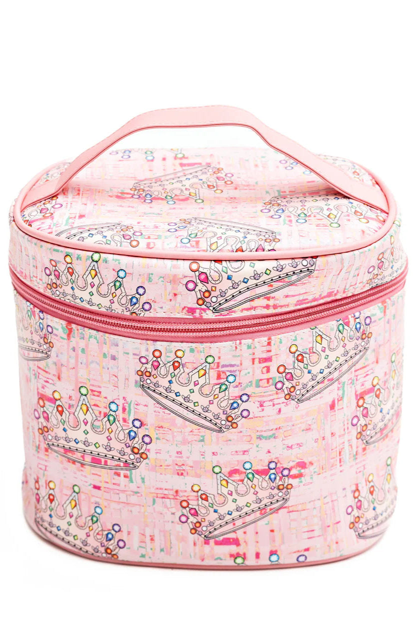 girls toiletry bag crown jewel