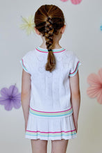 Load image into Gallery viewer, girls heart pointelle knit tank
