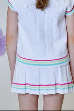 Load image into Gallery viewer, girls heart pointelle knit skirt
