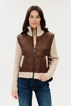 Load image into Gallery viewer, Quilted Knit Sleeve Jacket
