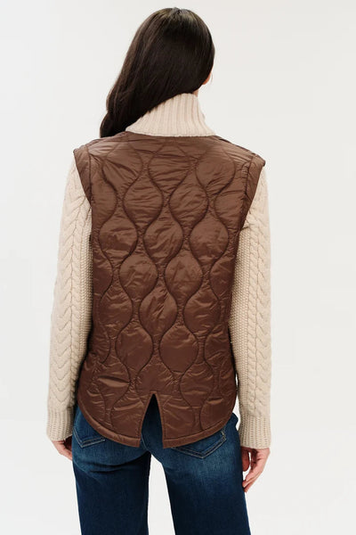 Quilted Knit Sleeve Jacket