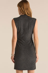 sparkle ruched minidress