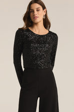Load image into Gallery viewer, sequin long sleeve top

