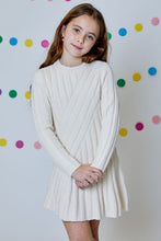 Load image into Gallery viewer, girls rib sweater dress
