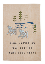Load image into Gallery viewer, lake embroidered towels
