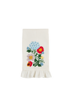 Load image into Gallery viewer, Flower Collage Waffle Weave Towel

