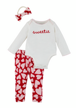 Load image into Gallery viewer, baby sweetie onesie set
