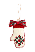 Load image into Gallery viewer, wool tartan ornament
