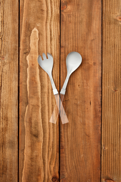 acrylic salad servers