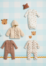 Load image into Gallery viewer, baby bear print footie
