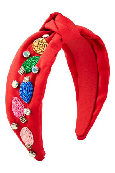 holiday beaded headband