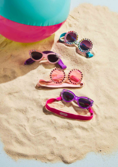 toddler sunglass + strap set