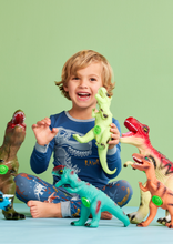 Load image into Gallery viewer, kids dino glow pj set
