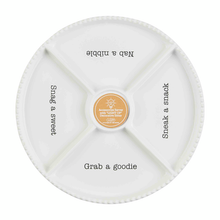 Load image into Gallery viewer, divided snack tray
