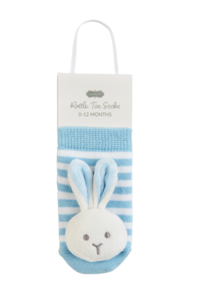 bunny rattle toe socks