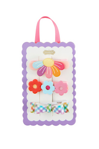 3 spring hair clips