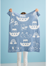 Load image into Gallery viewer, Noahs ark chenille blanket
