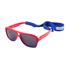 Load image into Gallery viewer, toddler boy sunglass + strap set
