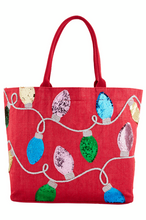 Load image into Gallery viewer, holiday sparkle tote
