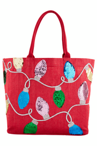 holiday sparkle tote