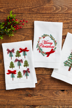 Load image into Gallery viewer, xmas embroidered towel
