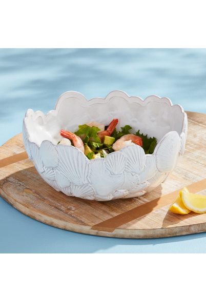 layered seashell bowl