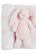 Load image into Gallery viewer, bow swaddle + rattle
